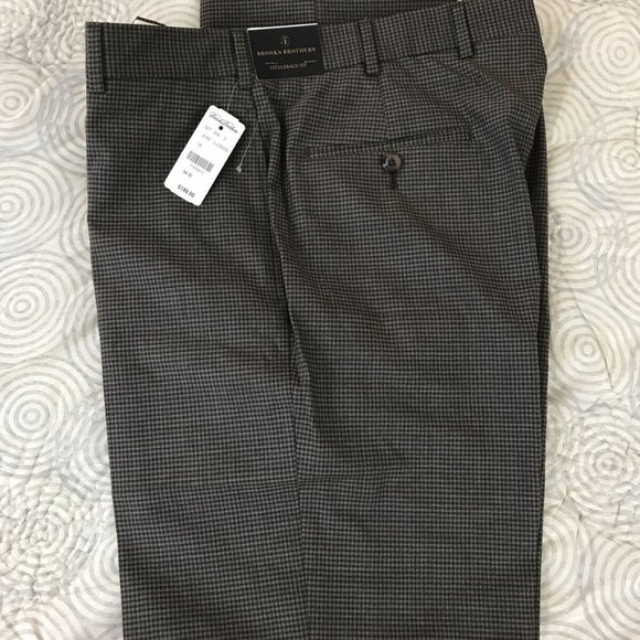 NEW Brooks Brothers Fitzgerald 100% Wool Pants Sz